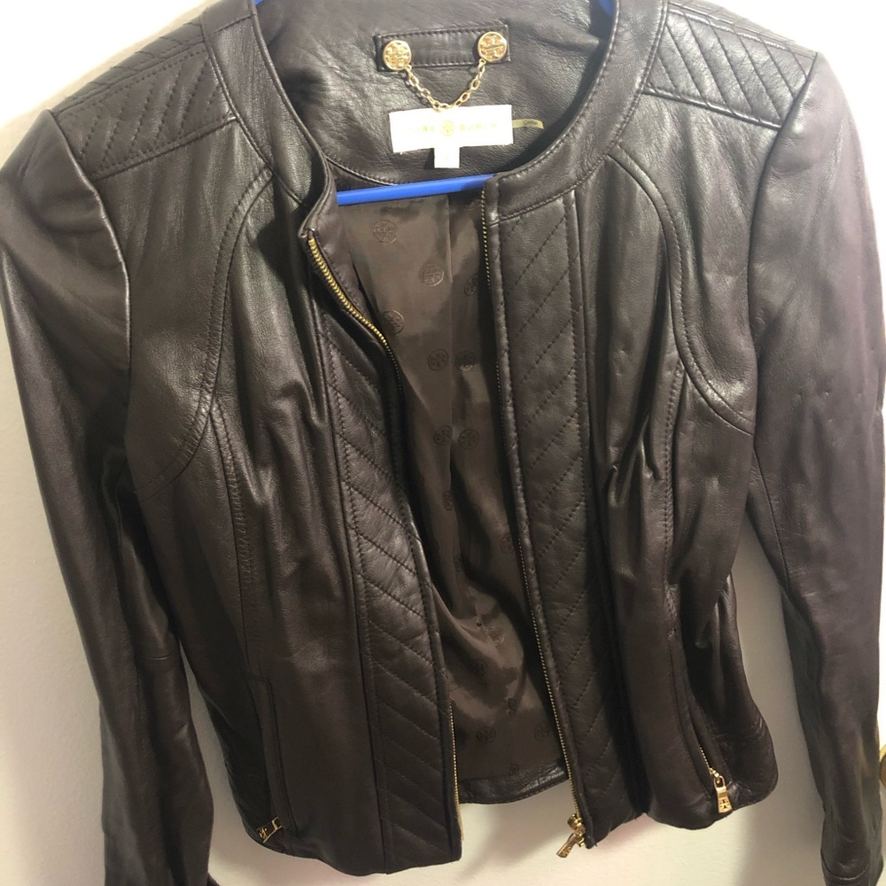 Tory Burch leather Jacket
